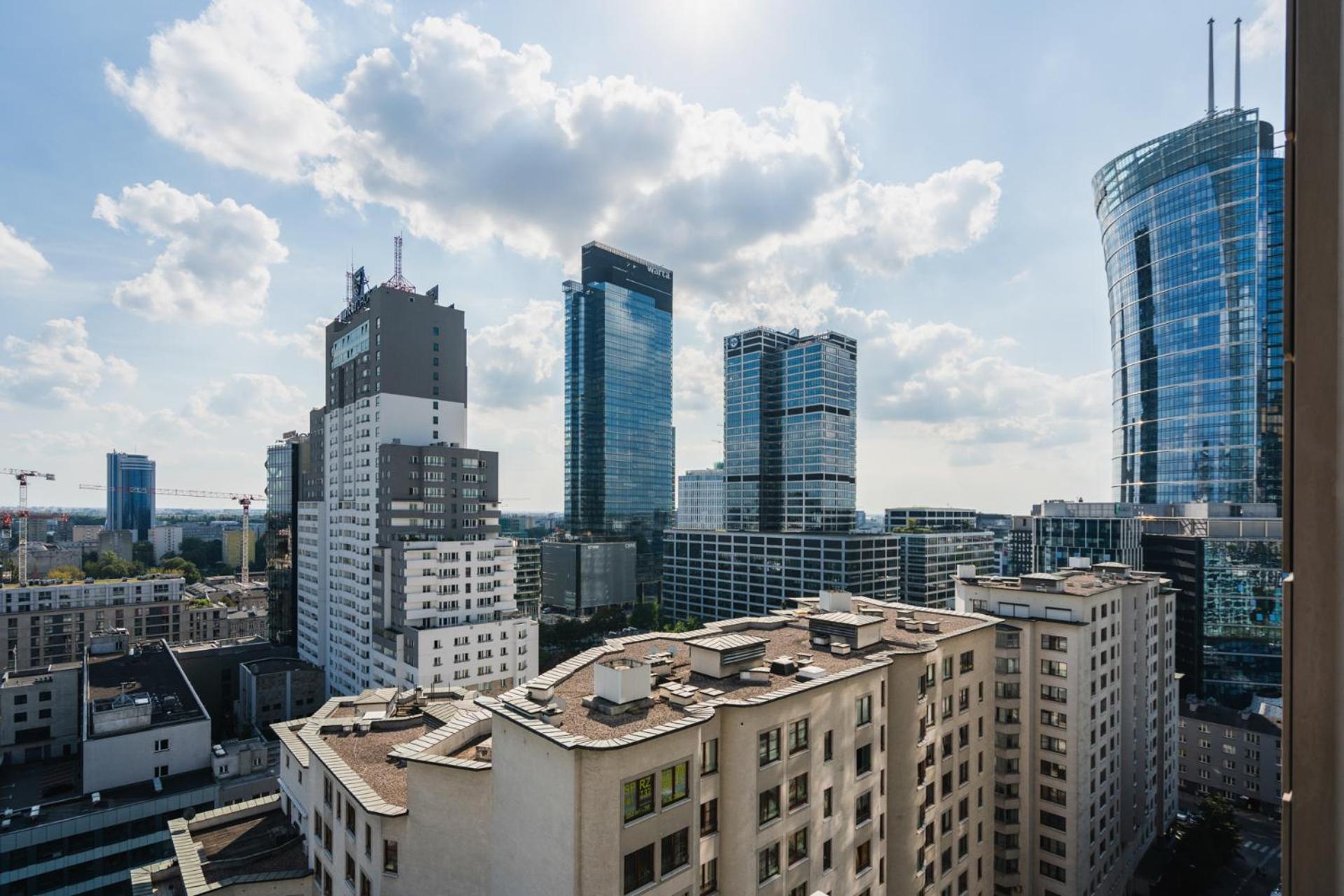 Platinum Towers J&K Daire Varşova Dış mekan fotoğraf