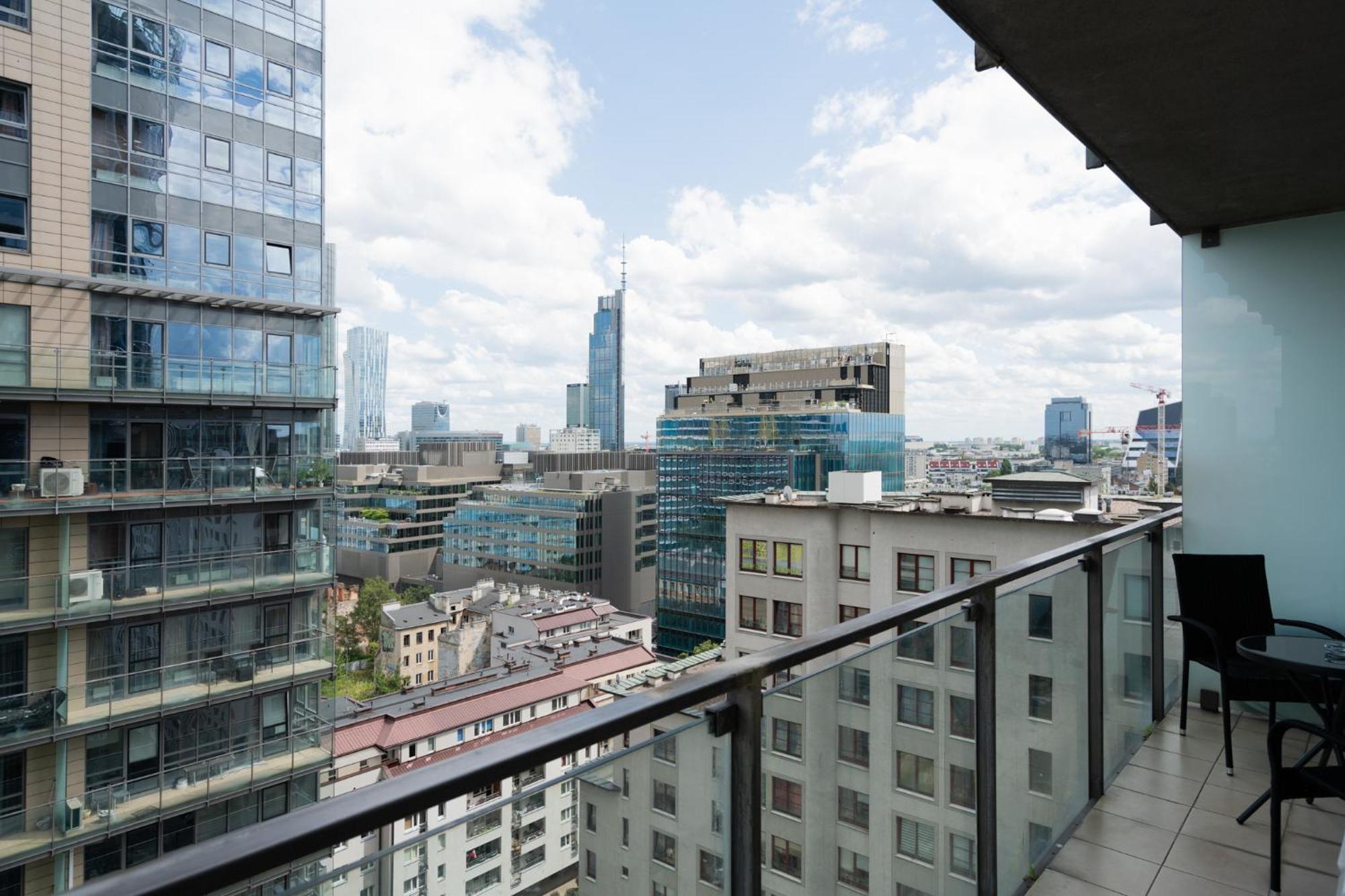 Platinum Towers J&K Daire Varşova Dış mekan fotoğraf