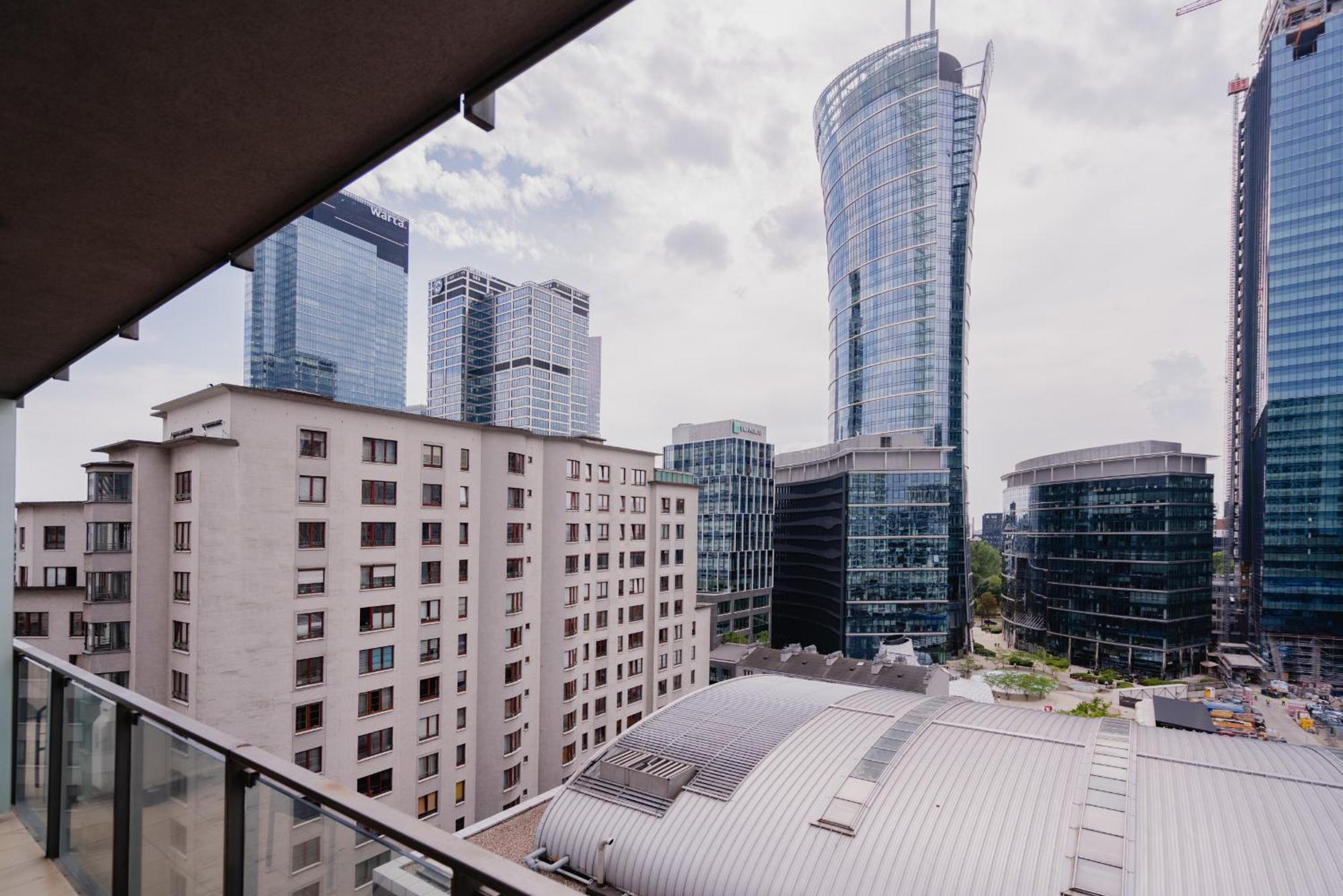 Platinum Towers J&K Daire Varşova Dış mekan fotoğraf
