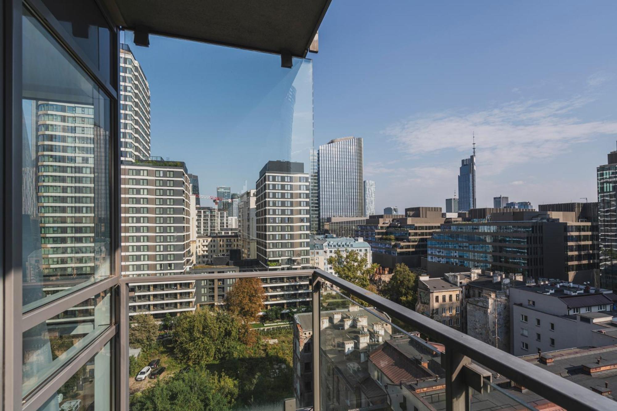 Platinum Towers J&K Daire Varşova Dış mekan fotoğraf