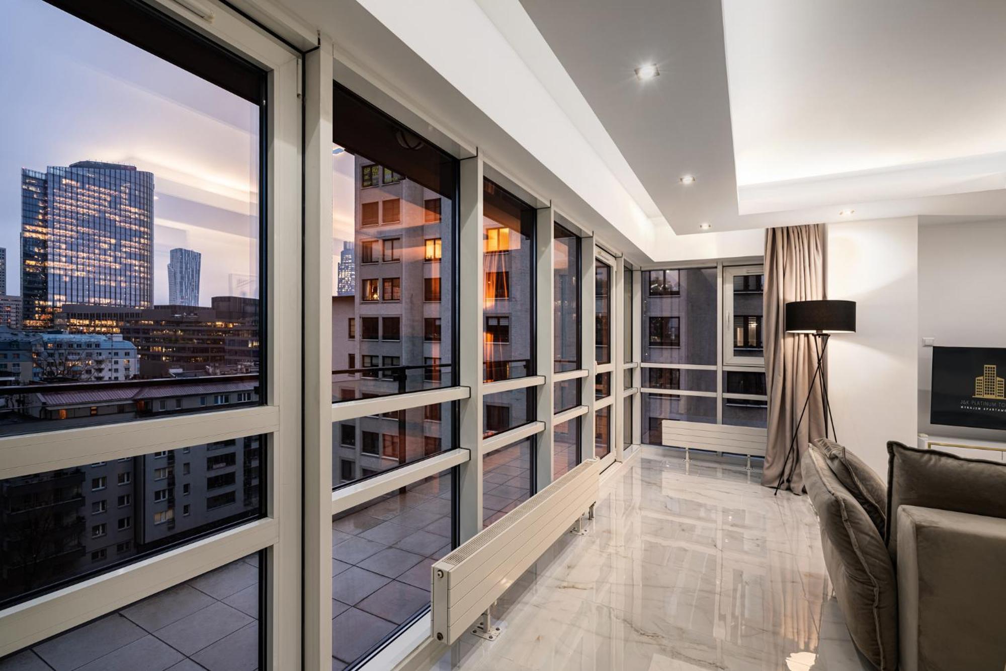 Platinum Towers J&K Daire Varşova Dış mekan fotoğraf