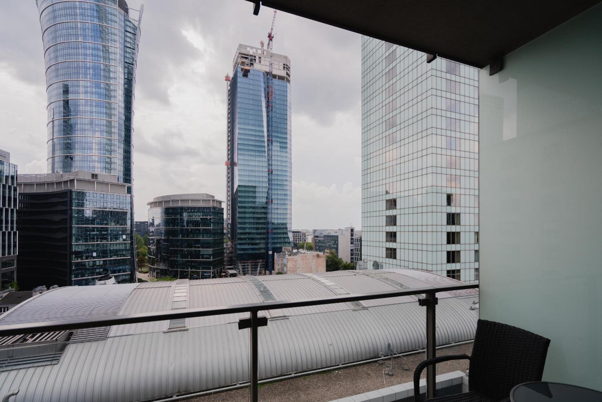 Platinum Towers J&K Daire Varşova Dış mekan fotoğraf